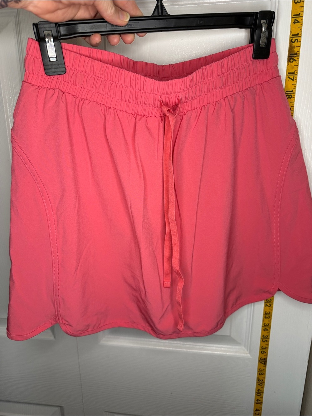 Beyond Yoga Pink Drawstring Active Skort